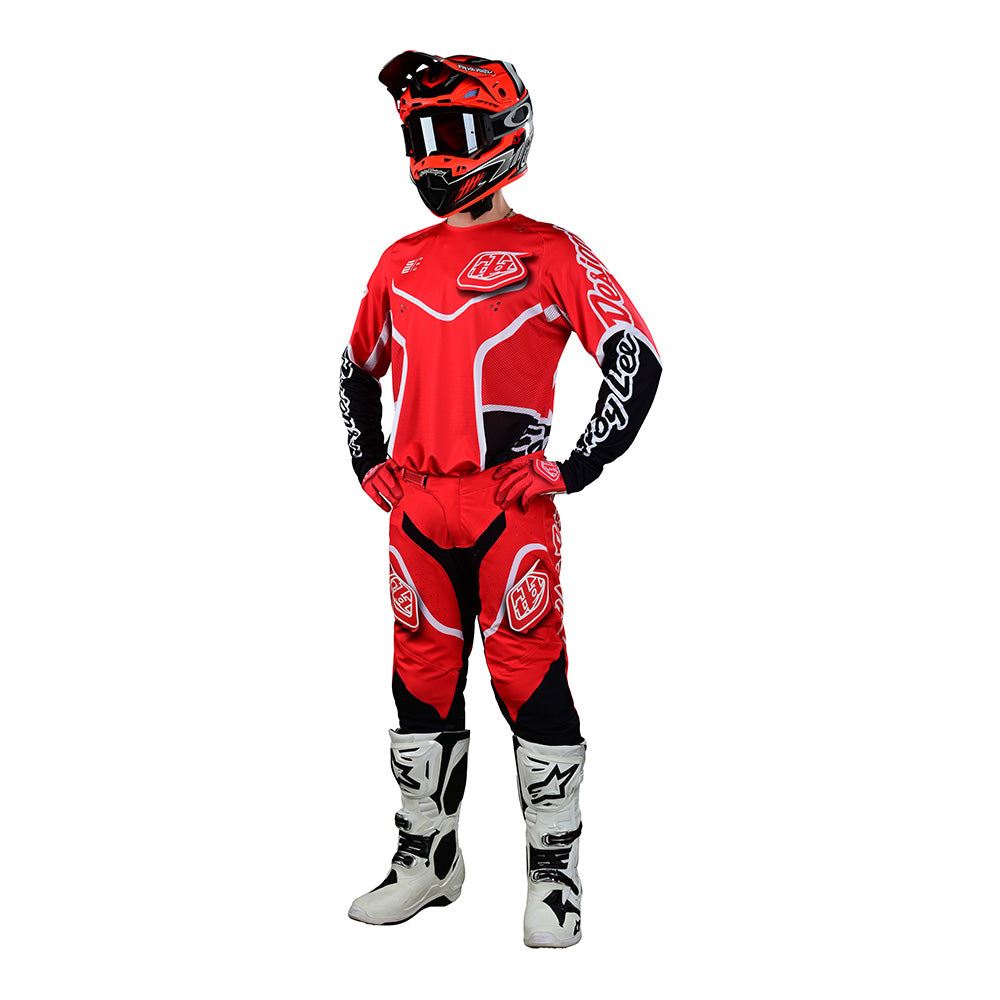 Troy Lee Designs 2024 Motocross Combo Kit SE Pro Radian Red White